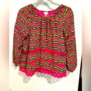 GB Girls dress shirt size large